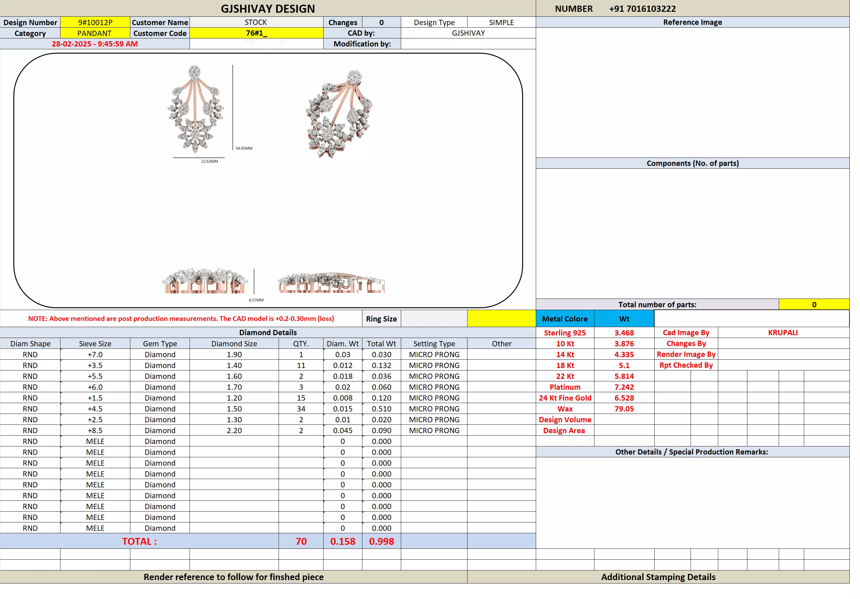 pendant 3D print model_5
