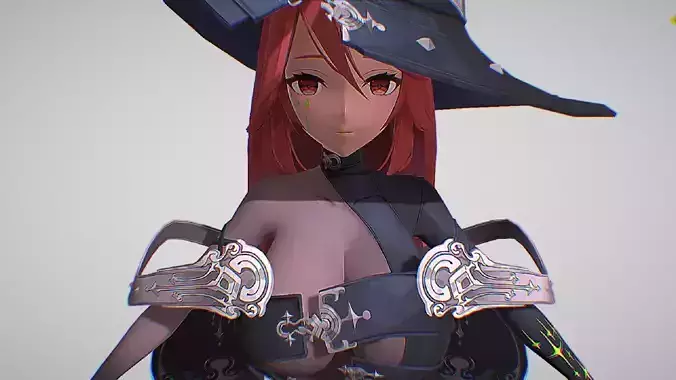 Vivienne - Emerald of Exile Or Inquity - Eversoul - Anime Girl