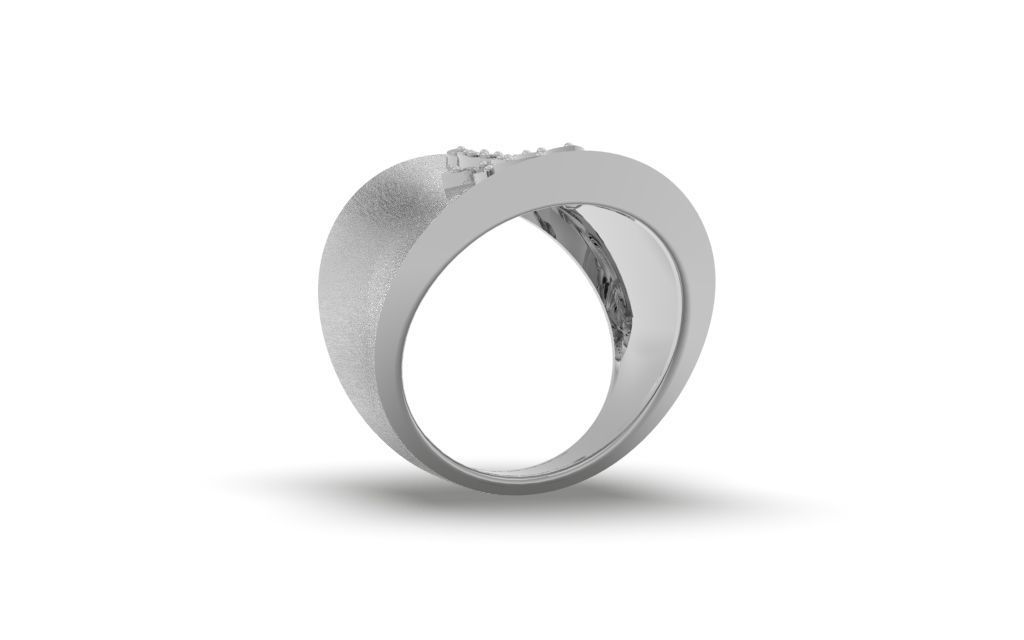 Ring Delicate Leaves - Jewelry 3D - AN-37 3D print model_11