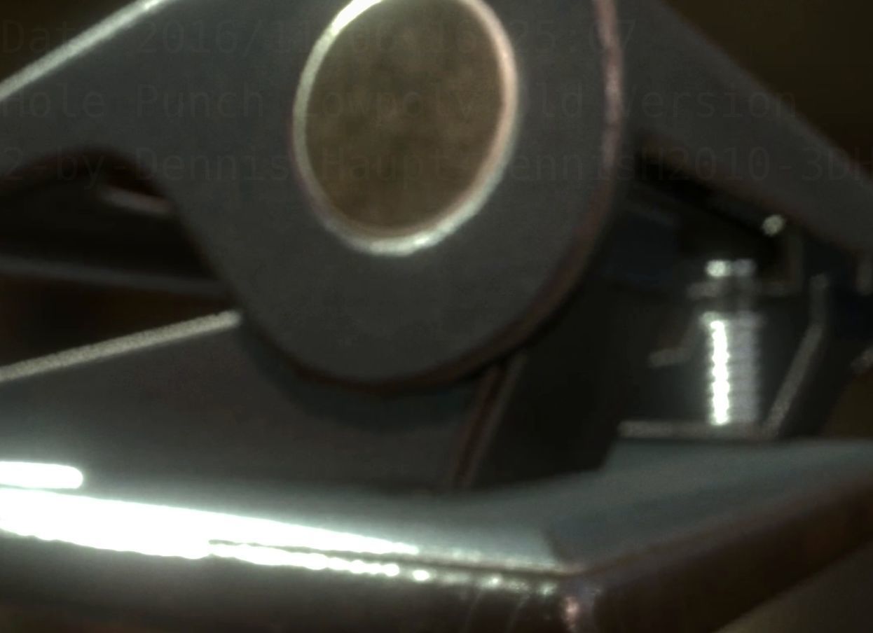 Hole Punch Old Version Rigged And Animated  - Gameready - PBR Low-poly 3D model_14