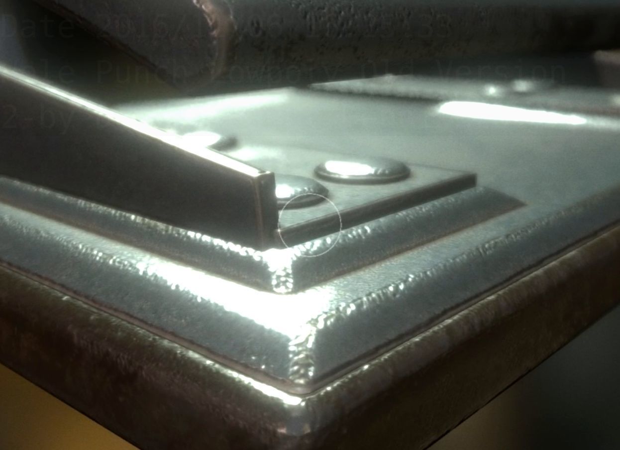 Hole Punch Old Version Rigged And Animated  - Gameready - PBR Low-poly 3D model_35