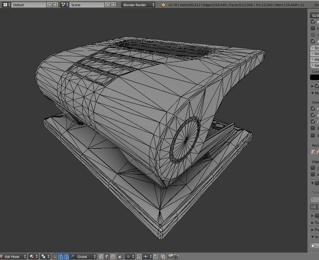 Hole Punch Old Version Rigged And Animated  - Gameready - PBR Low-poly 3D model_8
