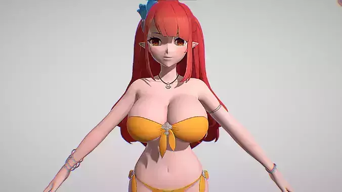 Vivienne - Bikini - Witch Of The Sea - Eversoul - Anime Girl