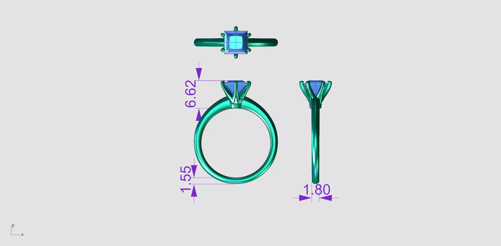 ZABS001A PRINCESS 3D print model_8