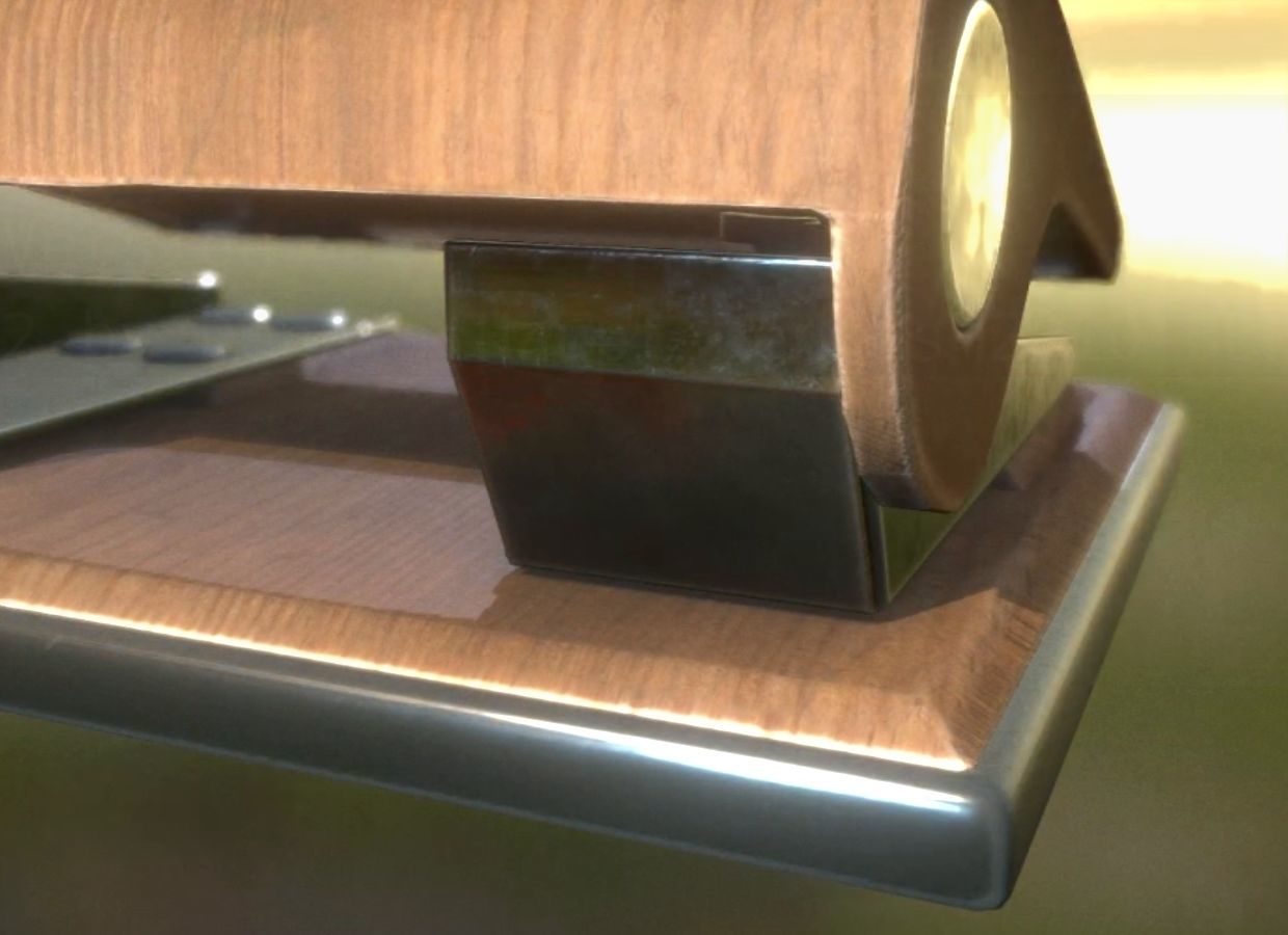 Hole Punch Wood Version 2 Rigged And Animated - Gameready - PBR Low-poly 3D model_41