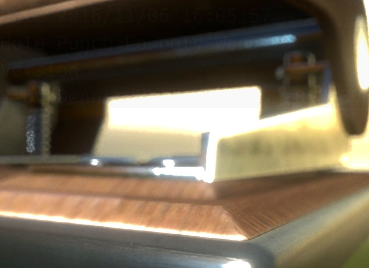 Hole Punch Wood Version 2 Rigged And Animated - Gameready - PBR Low-poly 3D model_35