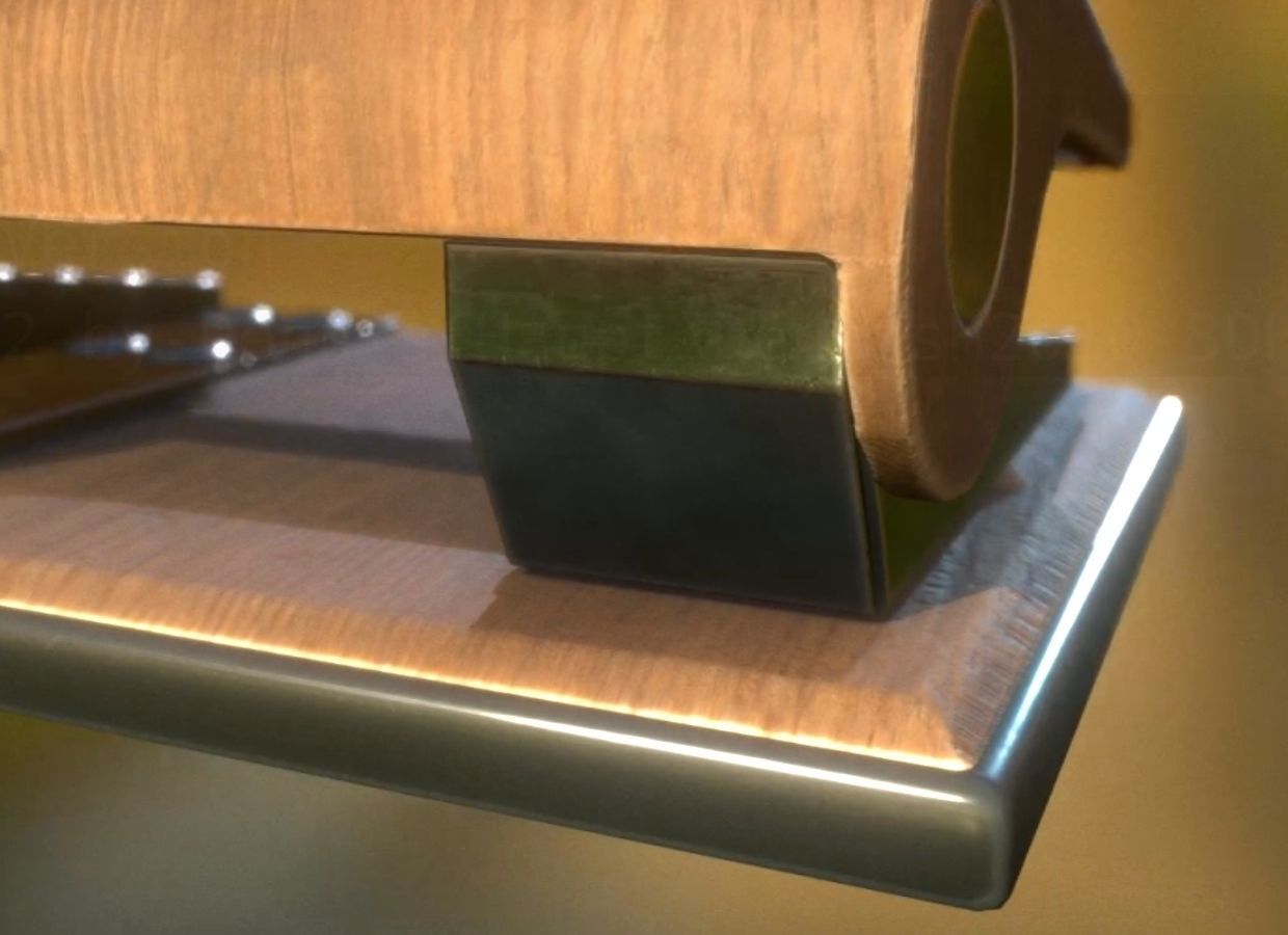 Hole Punch Wood Version 2 Rigged And Animated - Gameready - PBR Low-poly 3D model_40