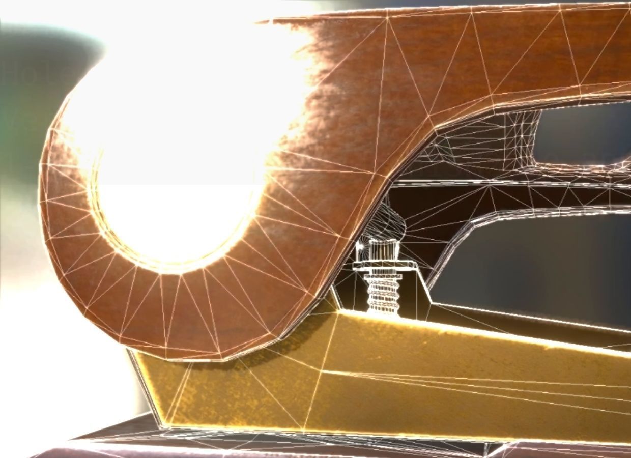 Hole Punch Wood Version 1 Rigged And Animated - Gameready - PBR Low-poly 3D model_44