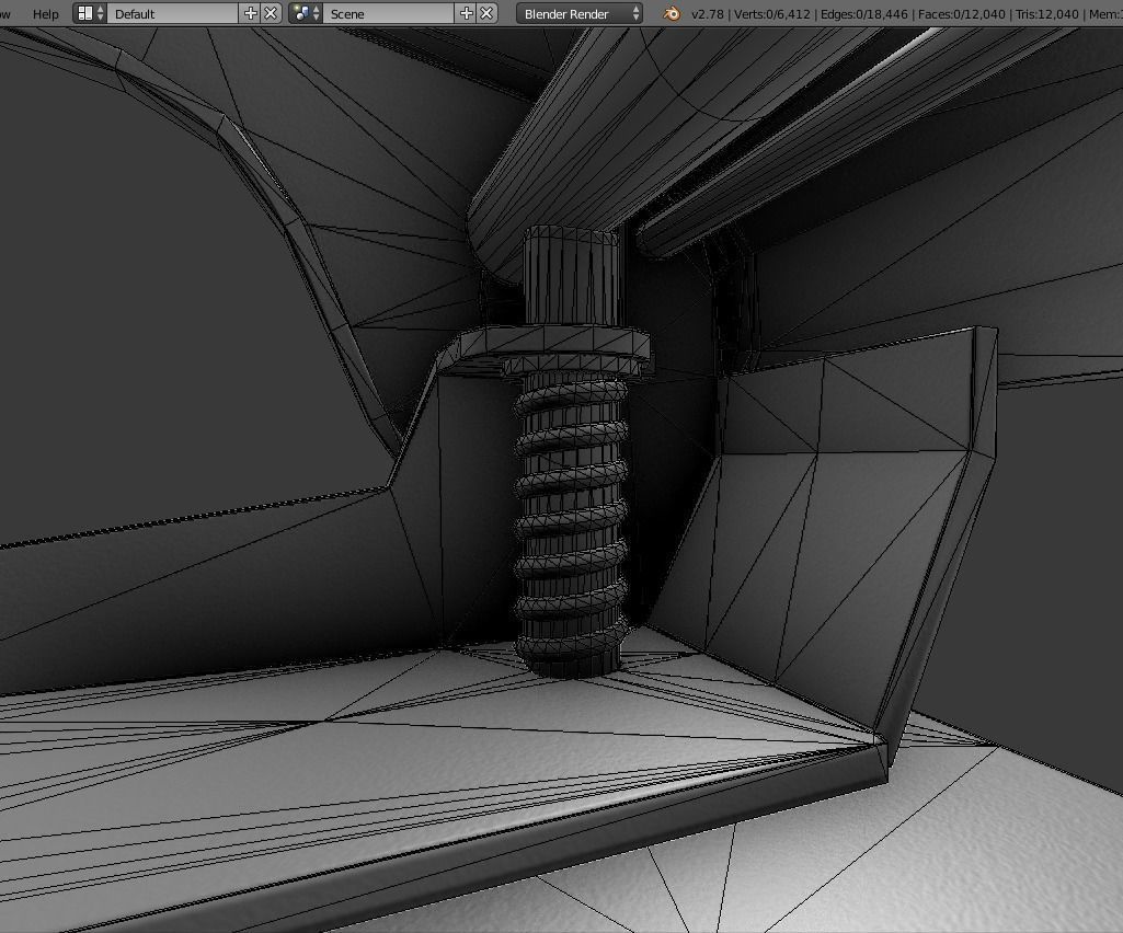 Hole Punch Wood Version 1 Rigged And Animated - Gameready - PBR Low-poly 3D model_15