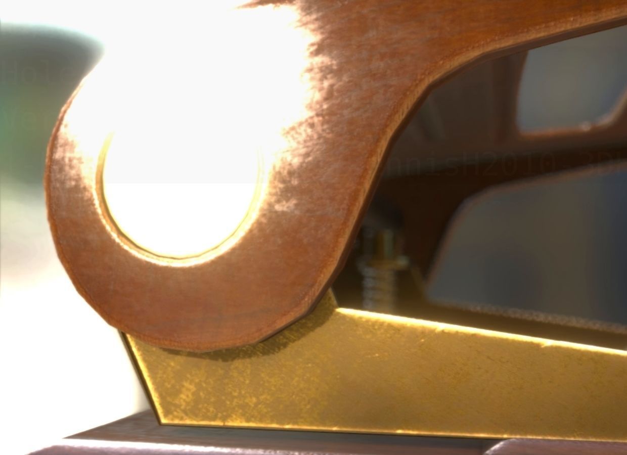 Hole Punch Wood Version 1 Rigged And Animated - Gameready - PBR Low-poly 3D model_47