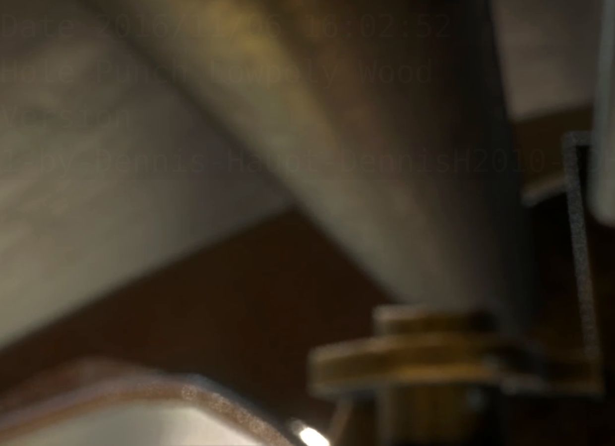 Hole Punch Wood Version 1 Rigged And Animated - Gameready - PBR Low-poly 3D model_38