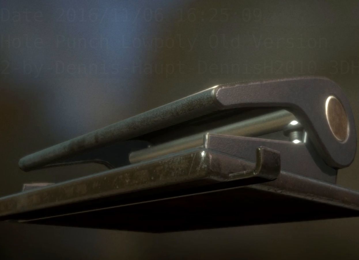 Hole Punch Pack Rigged And Animated  - Gameready - PBR Low-poly 3D model_358