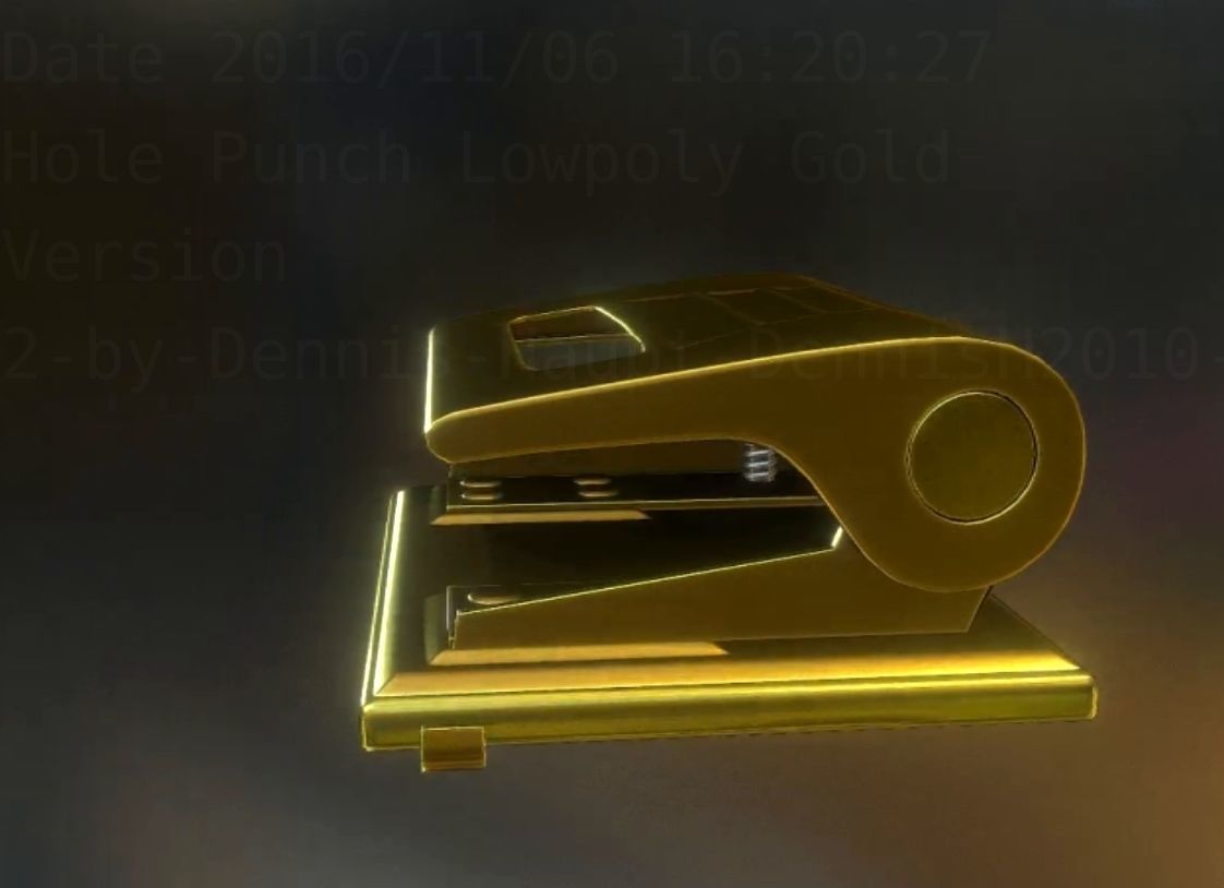 Hole Punch Pack Rigged And Animated  - Gameready - PBR Low-poly 3D model_101