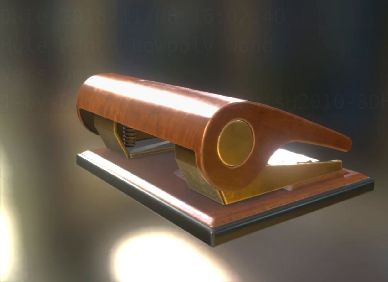 Hole Punch Pack Rigged And Animated  - Gameready - PBR Low-poly 3D model_17