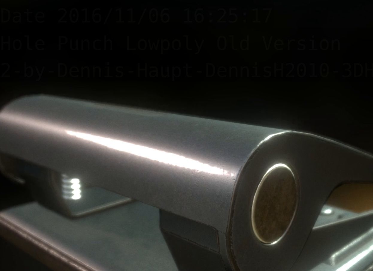 Hole Punch Pack Rigged And Animated  - Gameready - PBR Low-poly 3D model_335