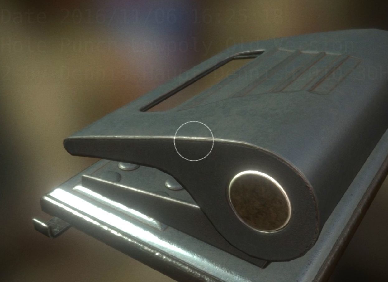 Hole Punch Pack Rigged And Animated  - Gameready - PBR Low-poly 3D model_215