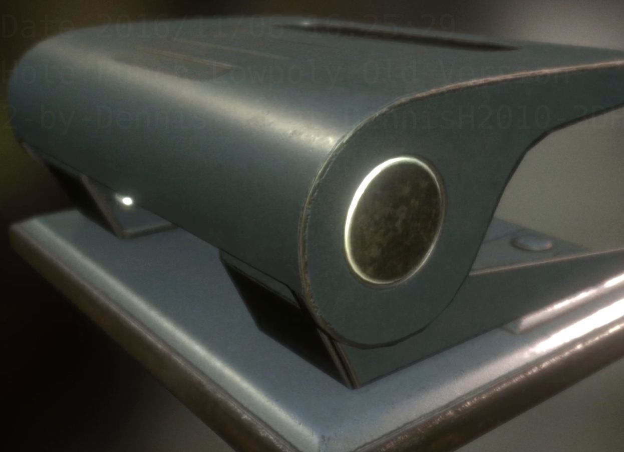 Hole Punch Pack Rigged And Animated  - Gameready - PBR Low-poly 3D model_288