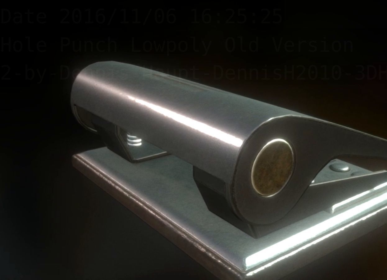Hole Punch Pack Rigged And Animated  - Gameready - PBR Low-poly 3D model_79