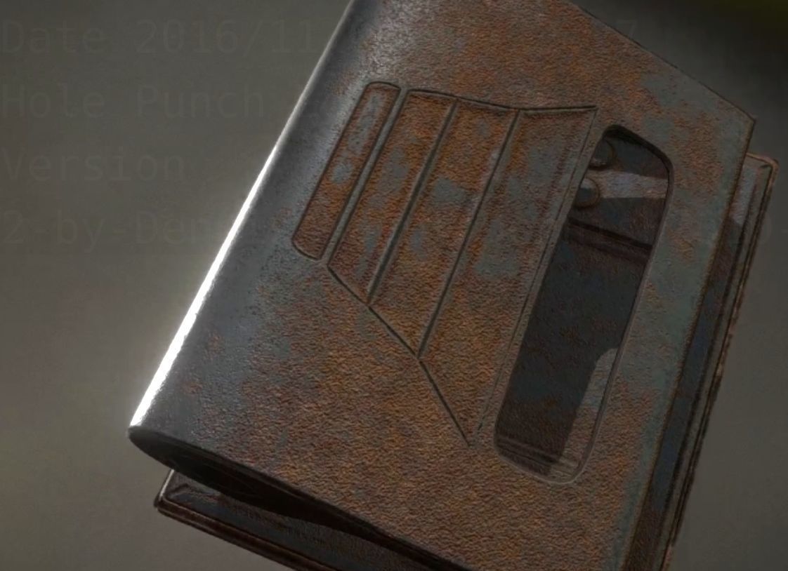 Hole Punch Pack Rigged And Animated  - Gameready - PBR Low-poly 3D model_223