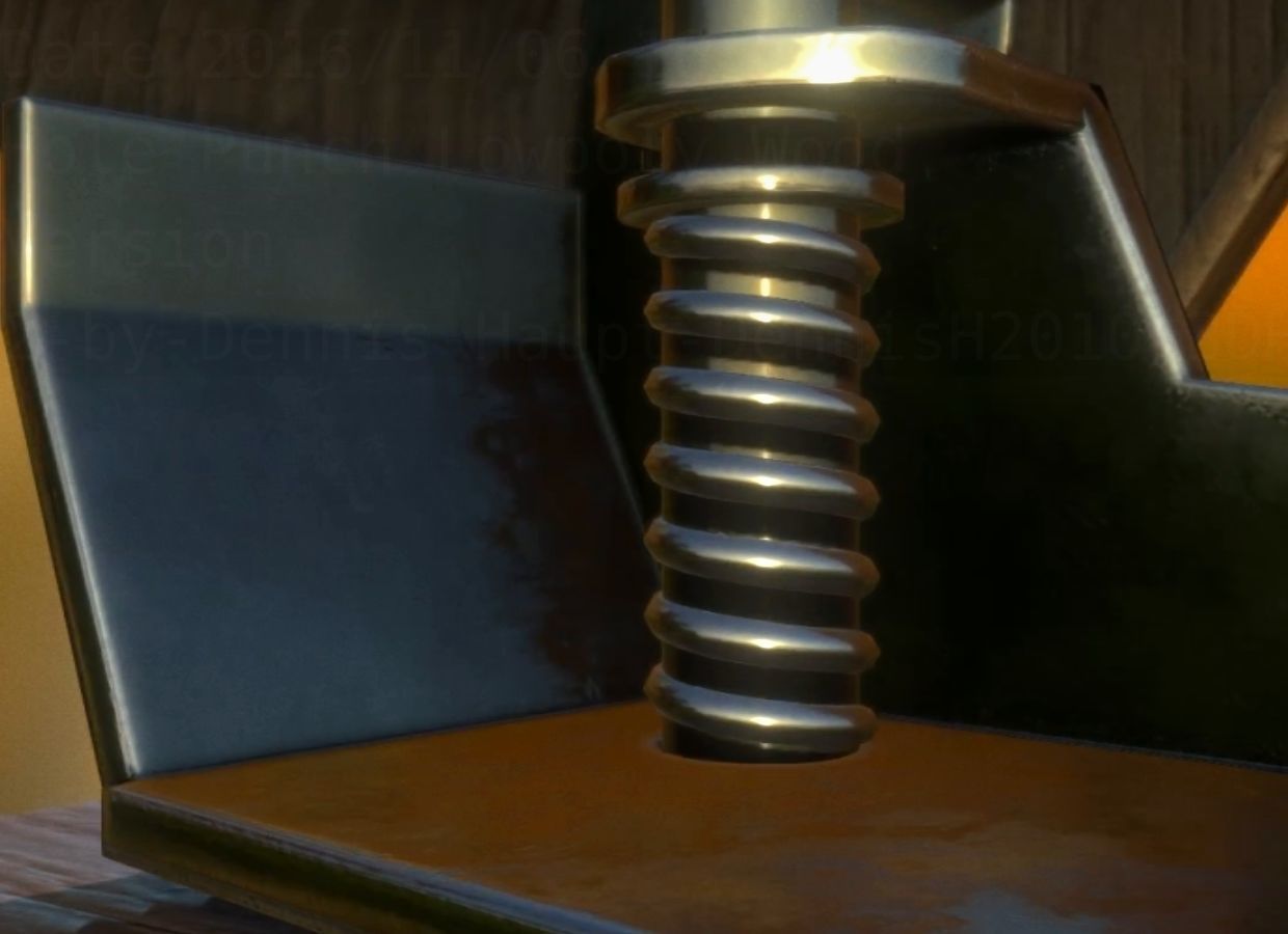 Hole Punch Pack Rigged And Animated  - Gameready - PBR Low-poly 3D model_70