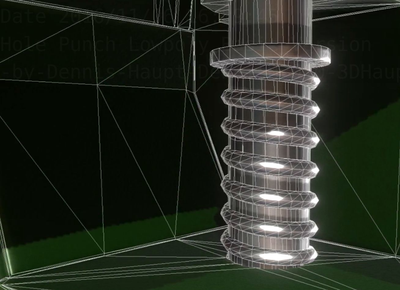 Hole Punch Pack Rigged And Animated  - Gameready - PBR Low-poly 3D model_195