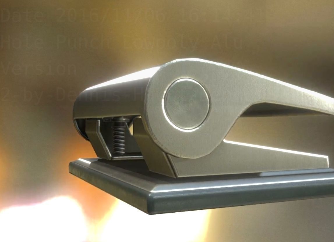 Hole Punch Pack Rigged And Animated  - Gameready - PBR Low-poly 3D model_165