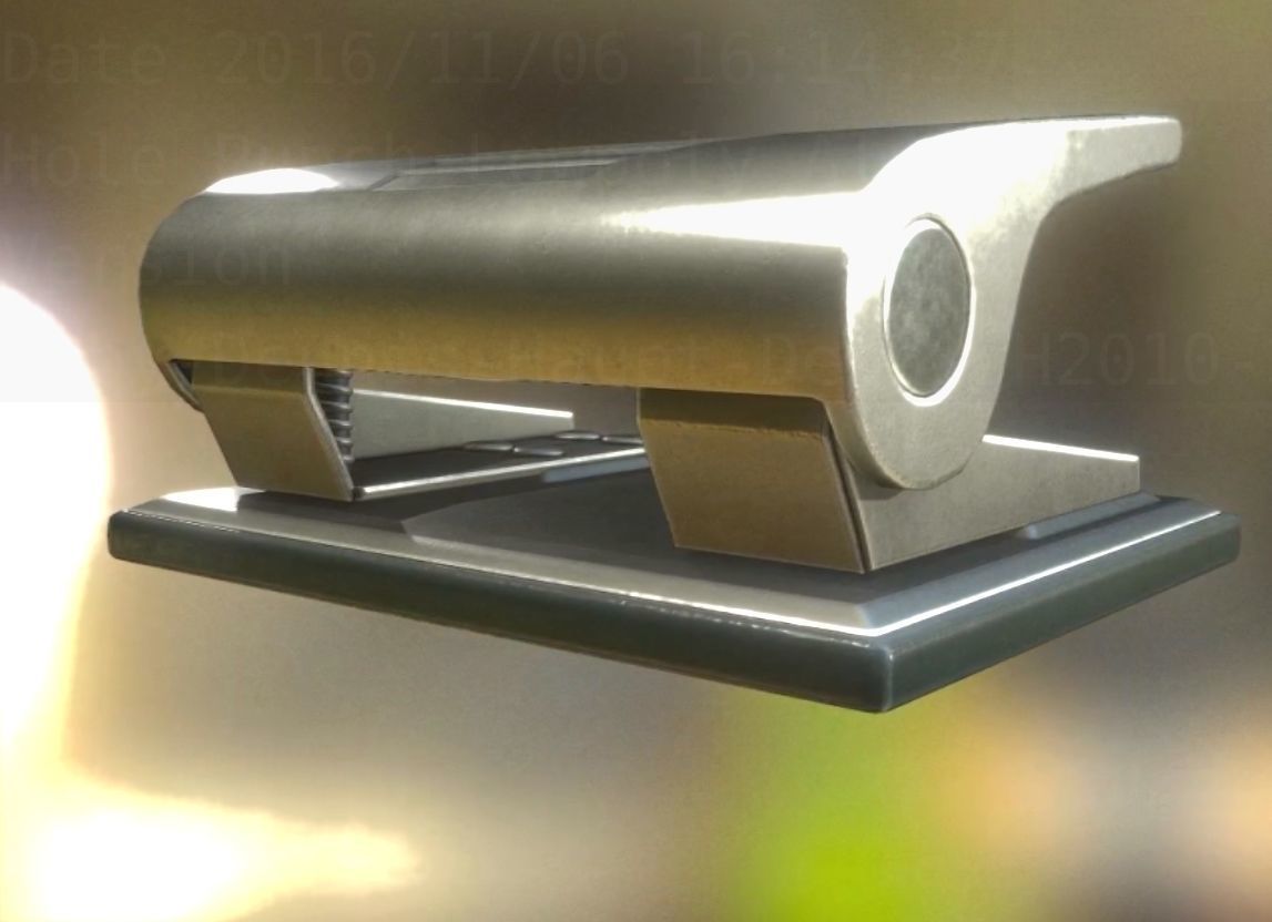 Hole Punch Pack Rigged And Animated  - Gameready - PBR Low-poly 3D model_216