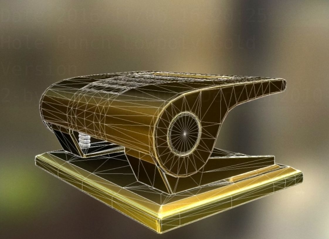 Hole Punch Pack Rigged And Animated  - Gameready - PBR Low-poly 3D model_363