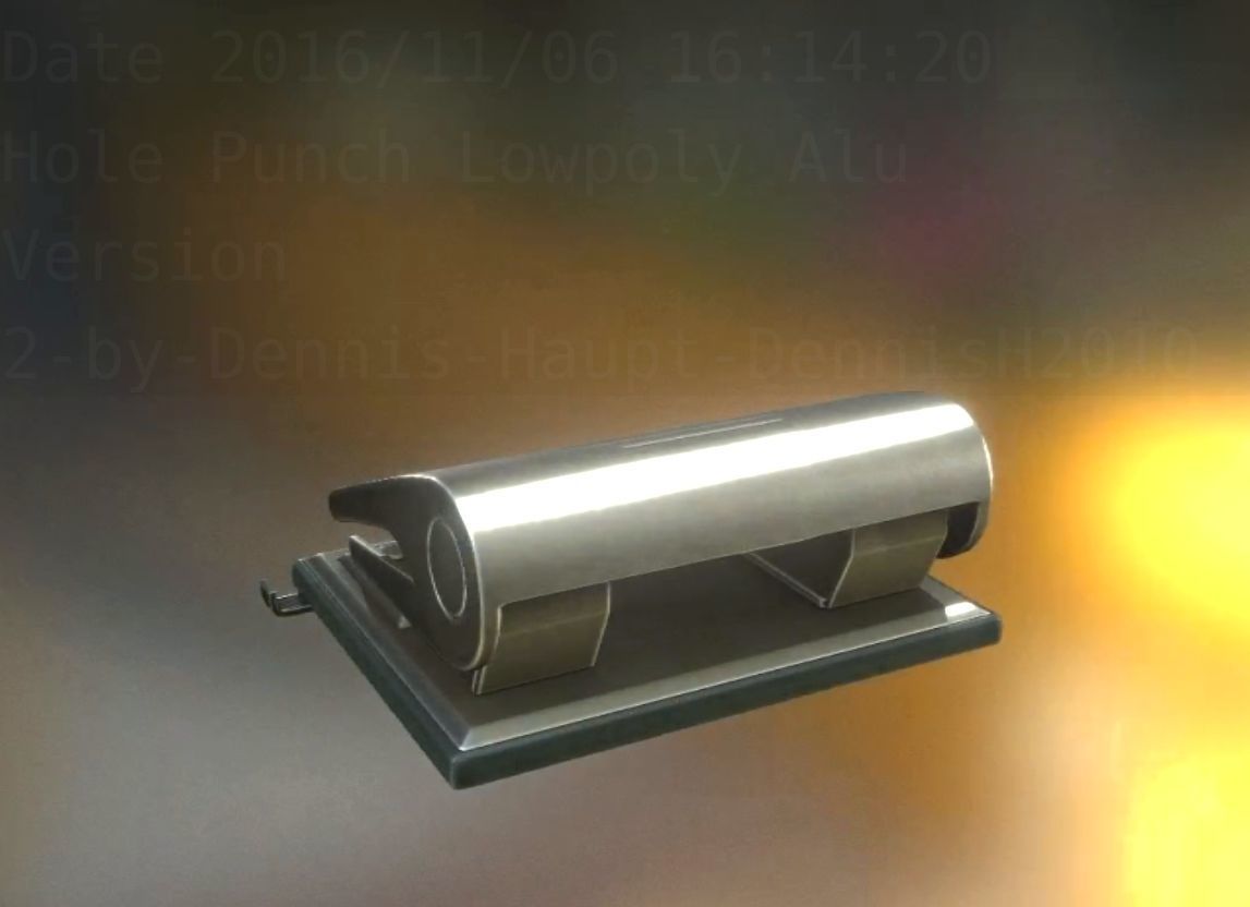 Hole Punch Pack Rigged And Animated  - Gameready - PBR Low-poly 3D model_47