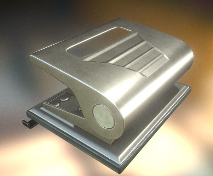 Hole Punch Pack Rigged And Animated  - Gameready - PBR Low-poly 3D model_13