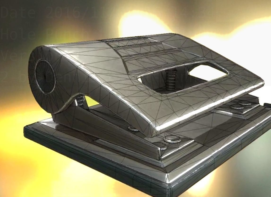 Hole Punch Pack Rigged And Animated  - Gameready - PBR Low-poly 3D model_217