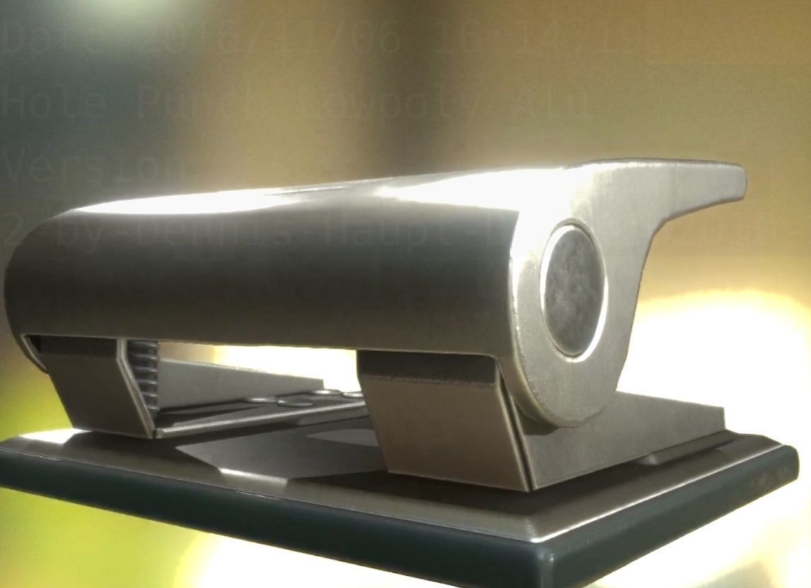 Hole Punch Pack Rigged And Animated  - Gameready - PBR Low-poly 3D model_231