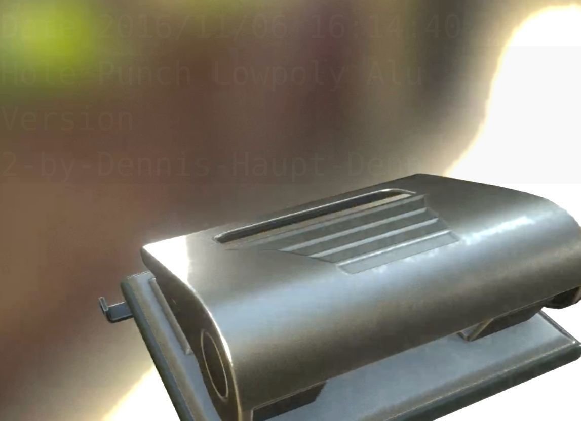 Hole Punch Pack Rigged And Animated  - Gameready - PBR Low-poly 3D model_255