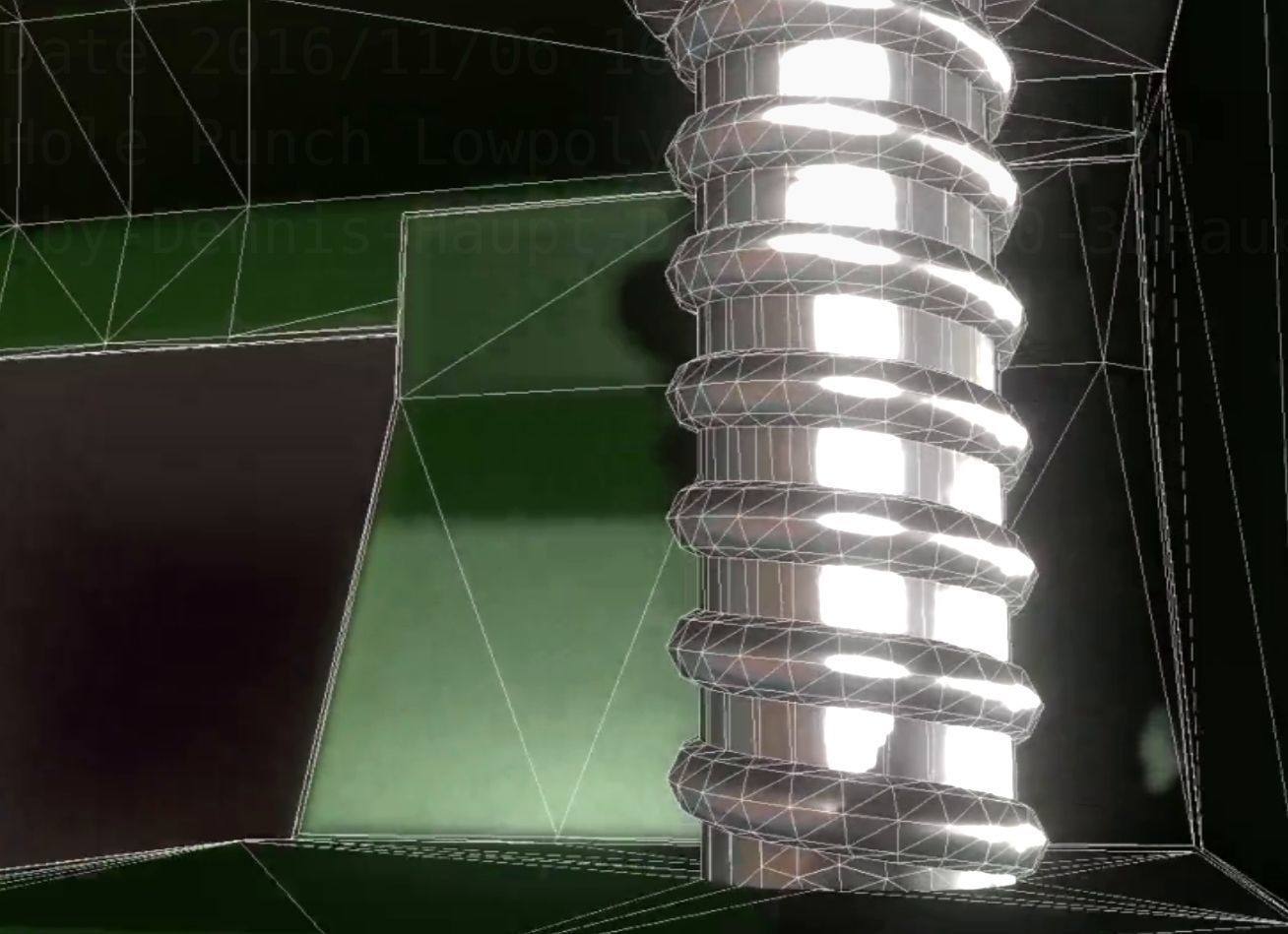 Hole Punch Pack Rigged And Animated  - Gameready - PBR Low-poly 3D model_221