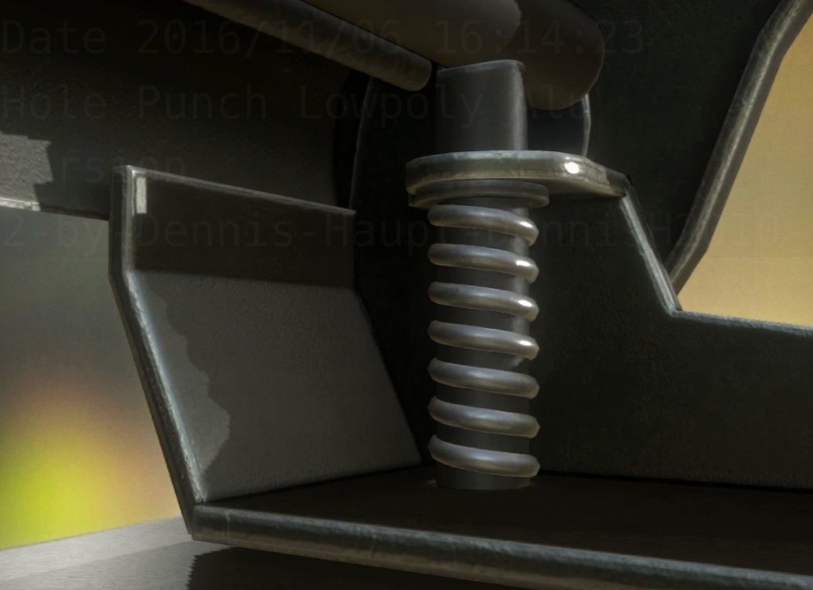 Hole Punch Pack Rigged And Animated  - Gameready - PBR Low-poly 3D model_371