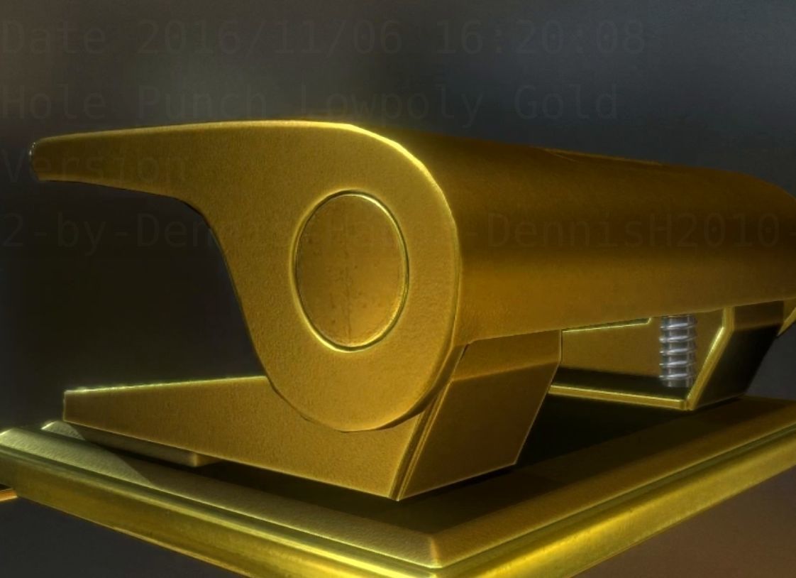 Hole Punch Pack Rigged And Animated  - Gameready - PBR Low-poly 3D model_276