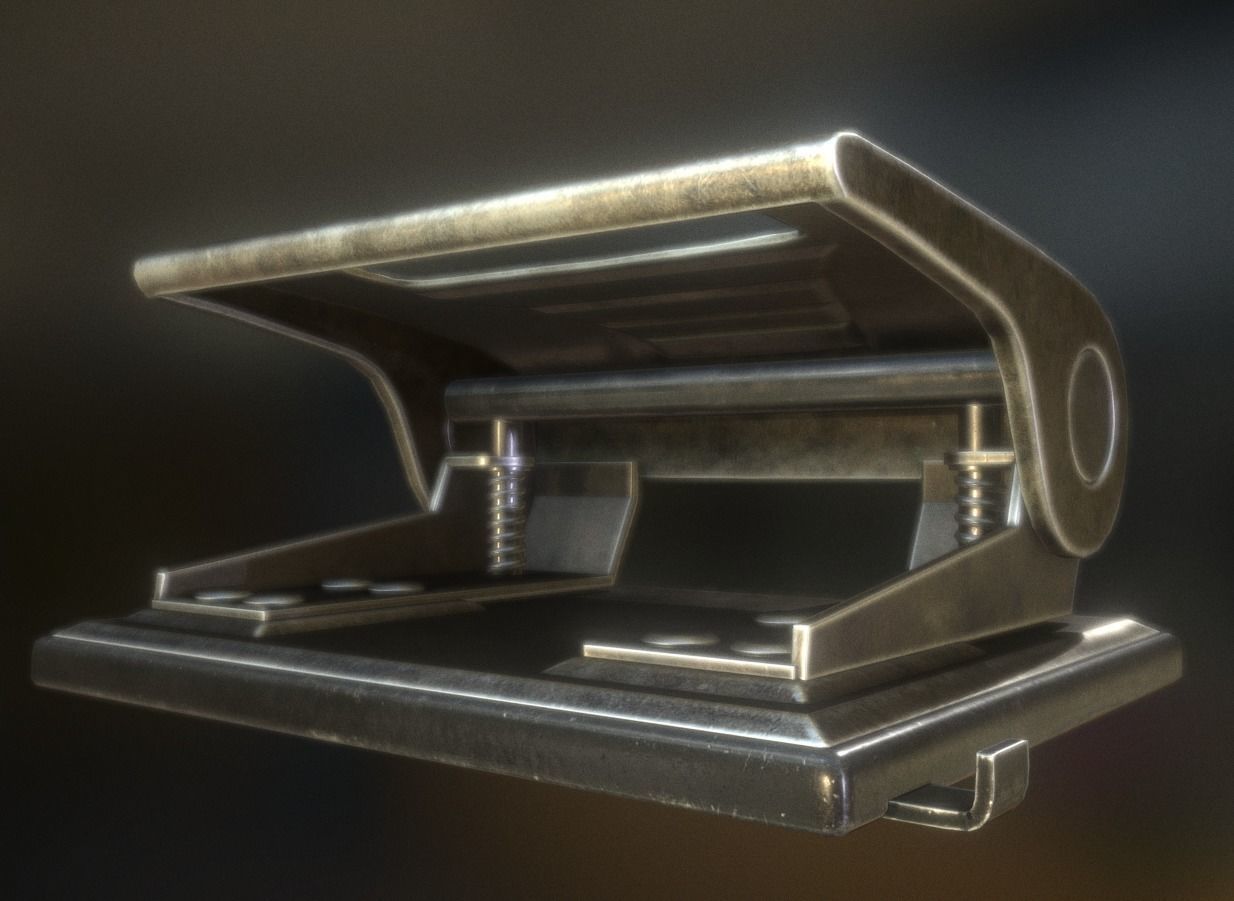 Hole Punch Pack Rigged And Animated  - Gameready - PBR Low-poly 3D model_187