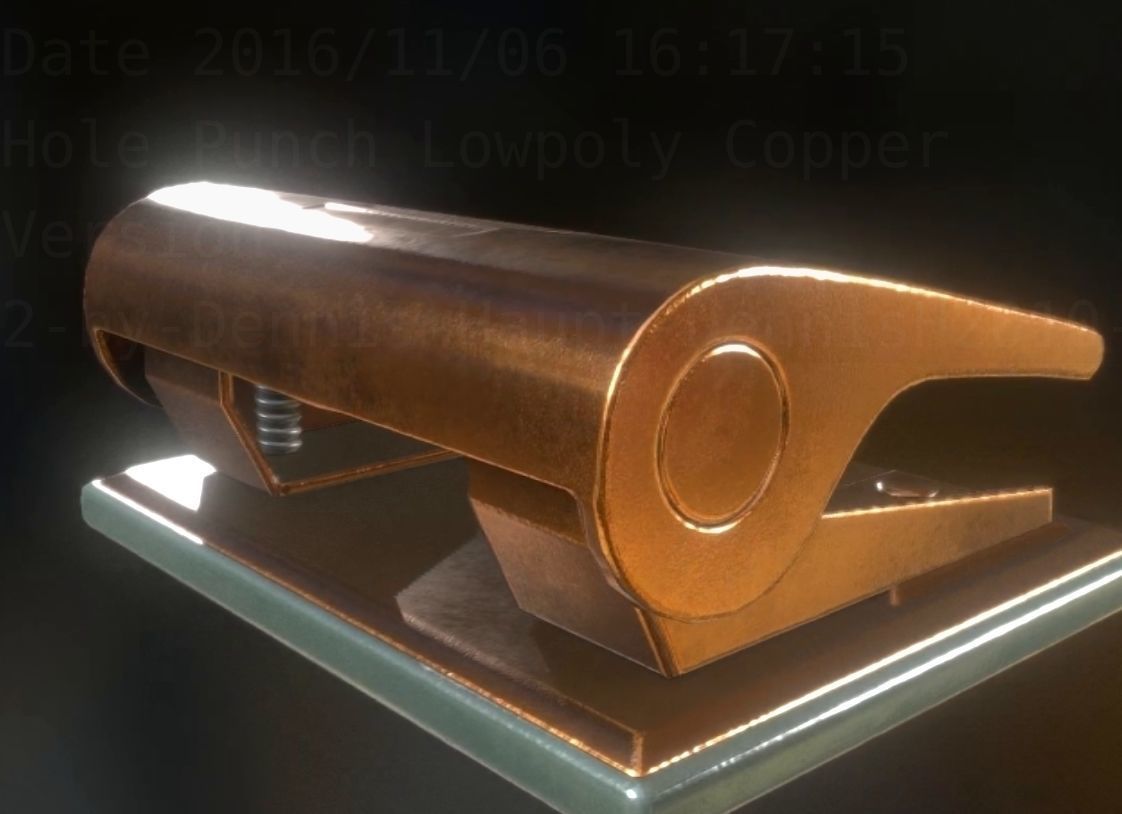 Hole Punch Pack Rigged And Animated  - Gameready - PBR Low-poly 3D model_169