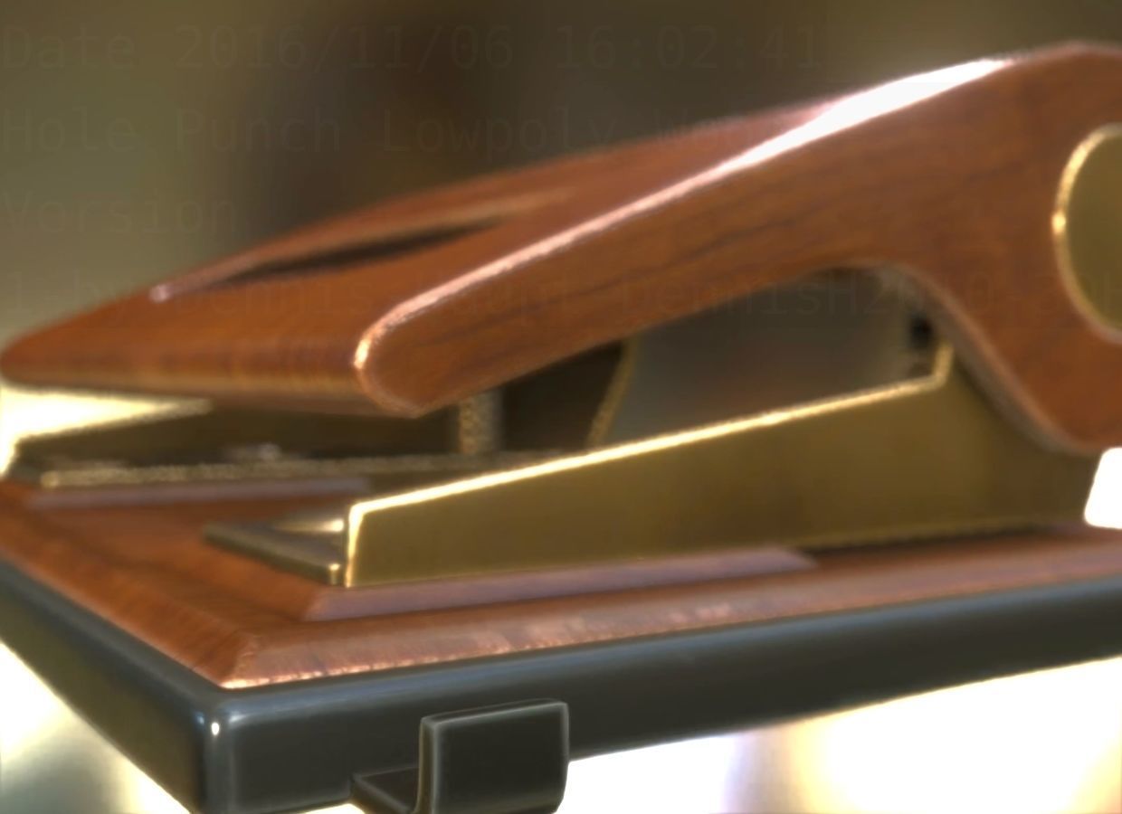 Hole Punch Pack Rigged And Animated  - Gameready - PBR Low-poly 3D model_18