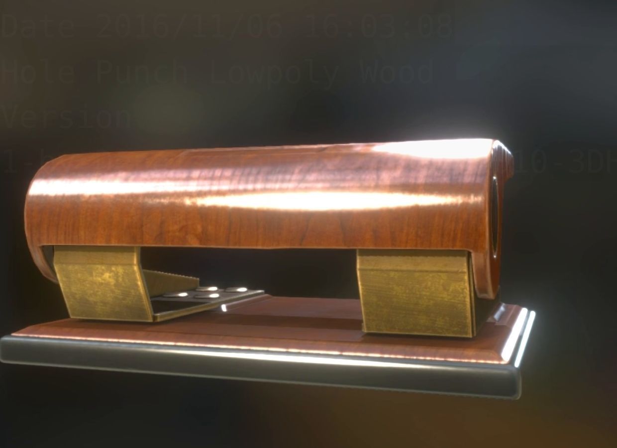 Hole Punch Pack Rigged And Animated  - Gameready - PBR Low-poly 3D model_212