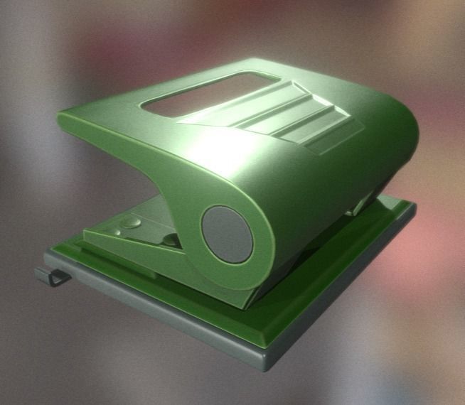 Hole Punch Pack Rigged And Animated  - Gameready - PBR Low-poly 3D model_8