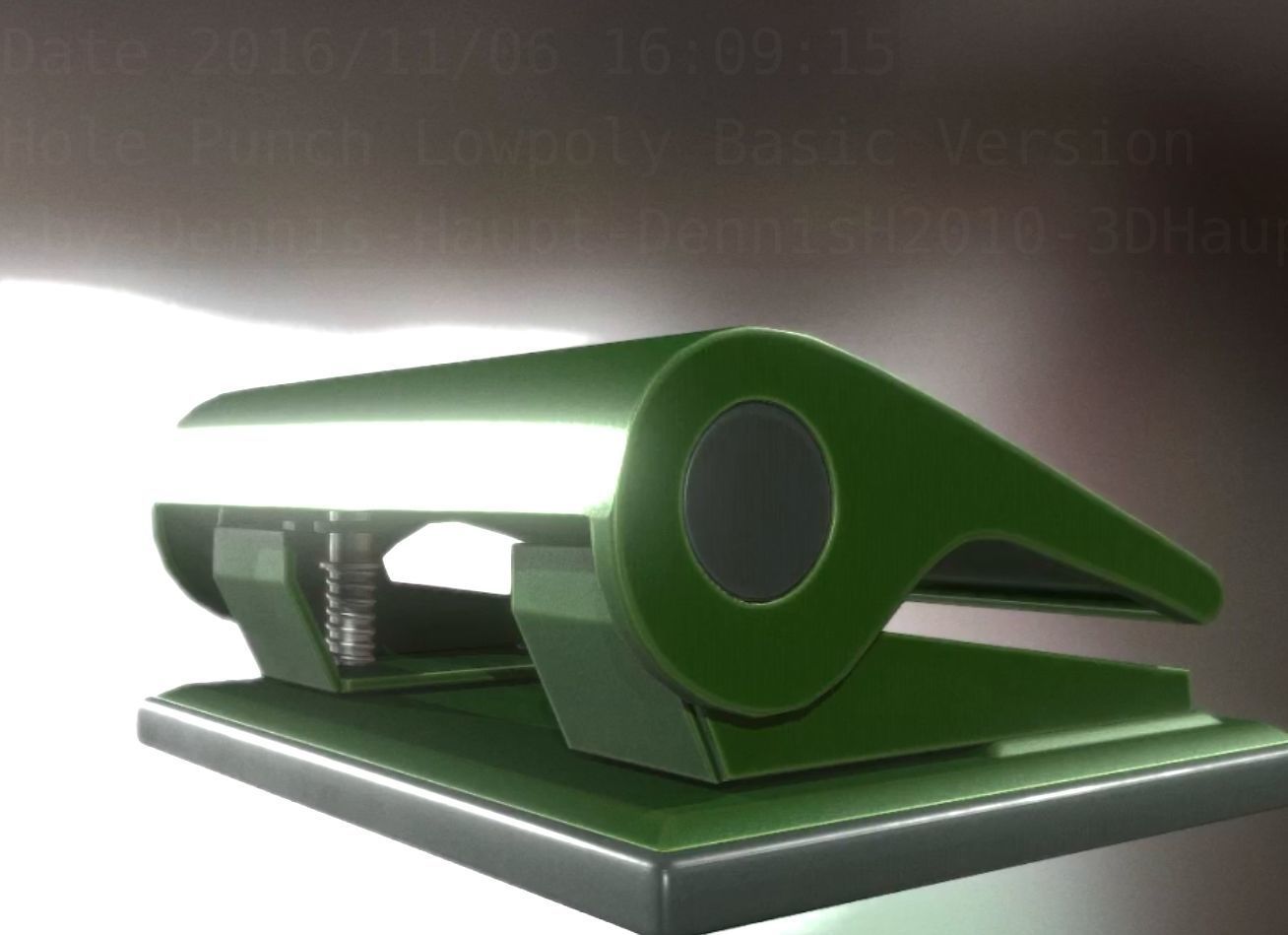 Hole Punch Pack Rigged And Animated  - Gameready - PBR Low-poly 3D model_49
