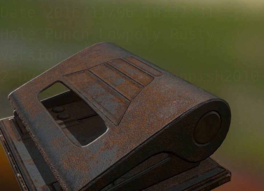 Hole Punch Pack Rigged And Animated  - Gameready - PBR Low-poly 3D model_57