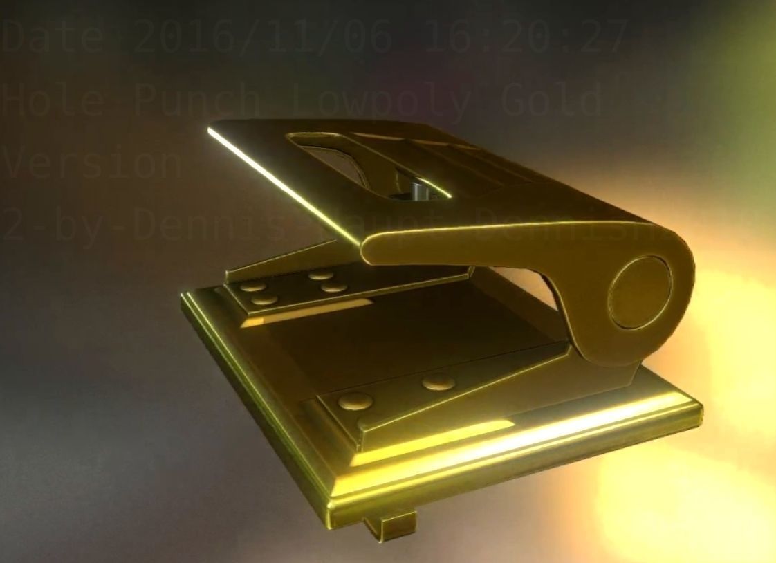 Hole Punch Pack Rigged And Animated  - Gameready - PBR Low-poly 3D model_179