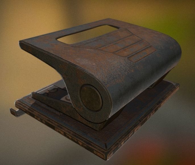 Hole Punch Pack Rigged And Animated  - Gameready - PBR Low-poly 3D model_10