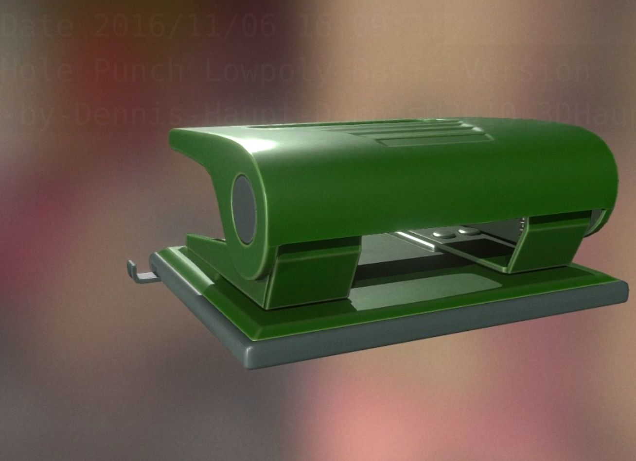 Hole Punch Pack Rigged And Animated  - Gameready - PBR Low-poly 3D model_307