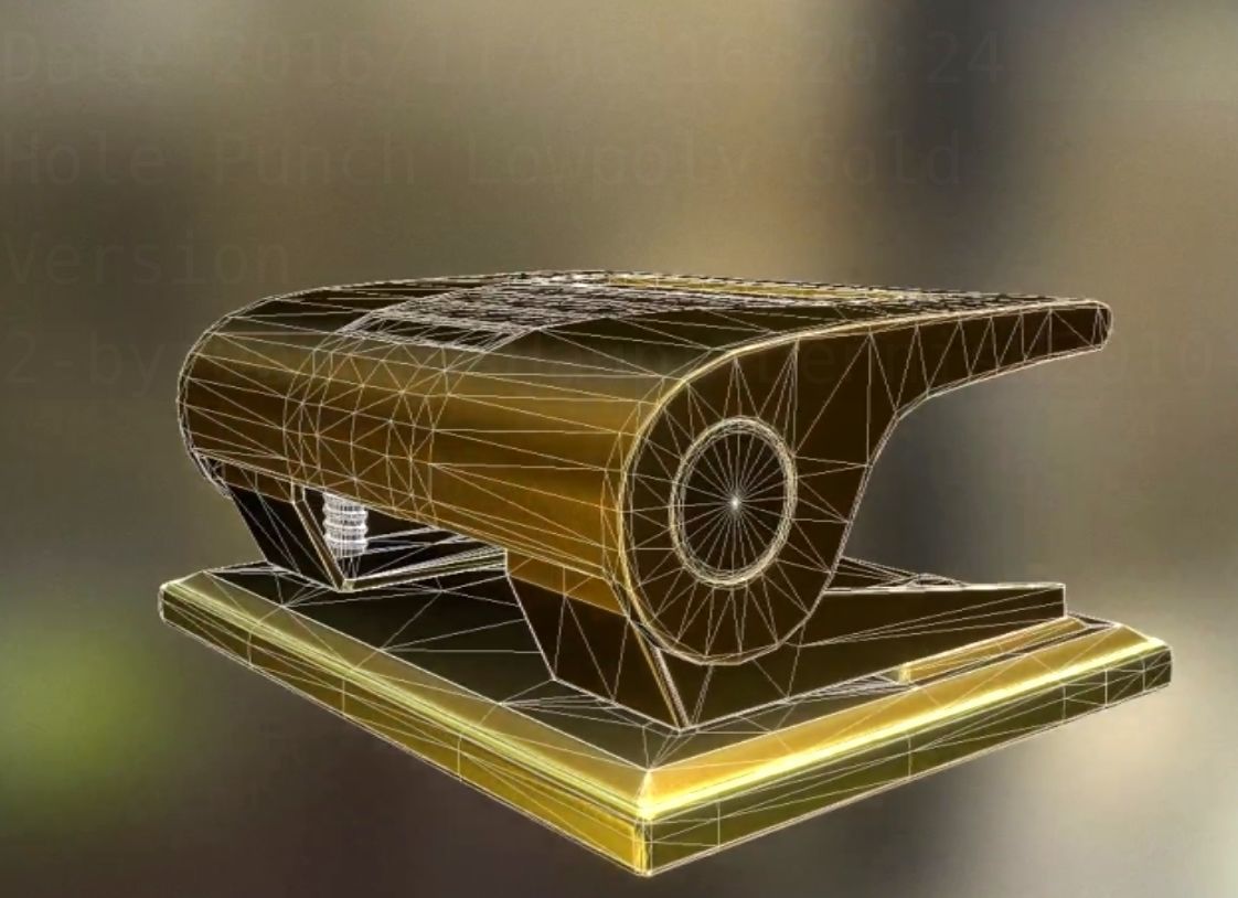 Hole Punch Pack Rigged And Animated  - Gameready - PBR Low-poly 3D model_292