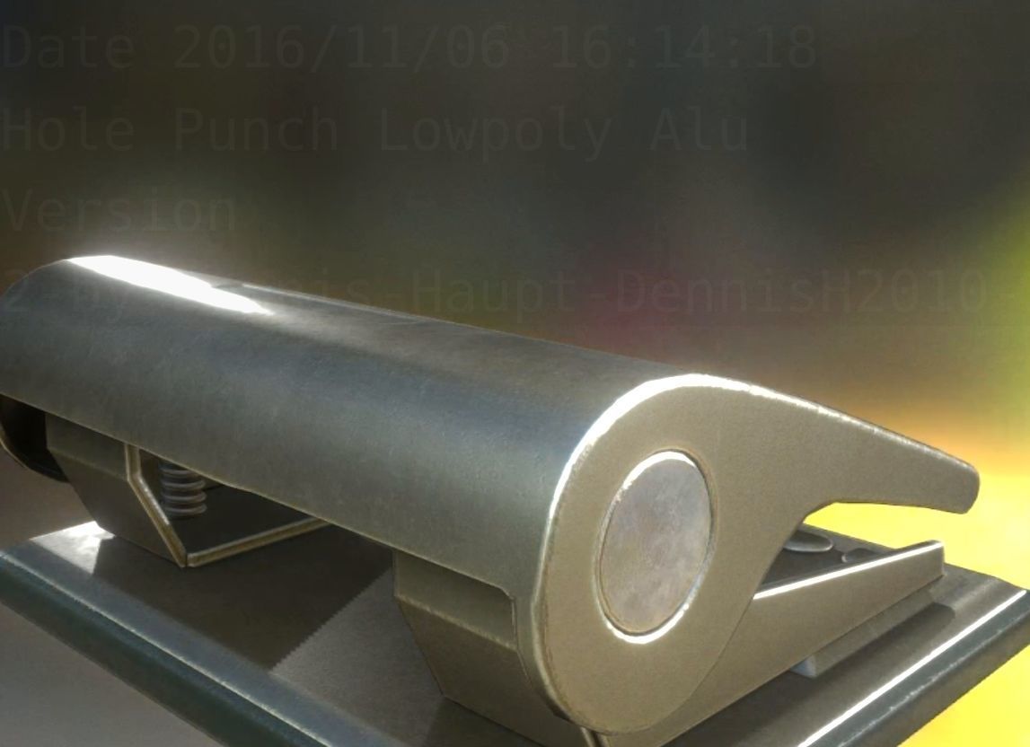 Hole Punch Pack Rigged And Animated  - Gameready - PBR Low-poly 3D model_262