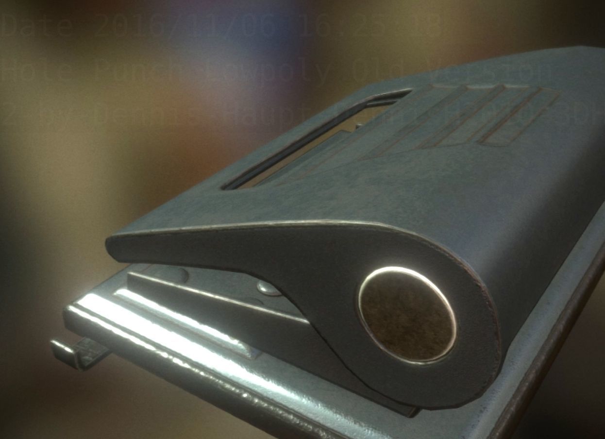 Hole Punch Pack Rigged And Animated  - Gameready - PBR Low-poly 3D model_300