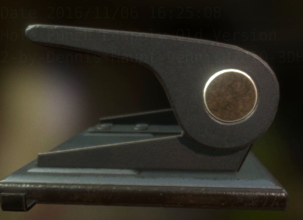 Hole Punch Pack Rigged And Animated  - Gameready - PBR Low-poly 3D model_76
